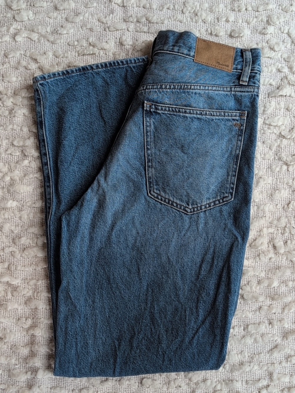 Madewell Baggy Straight 28 Women's Denim High Rise 100% Cotton Slouchy